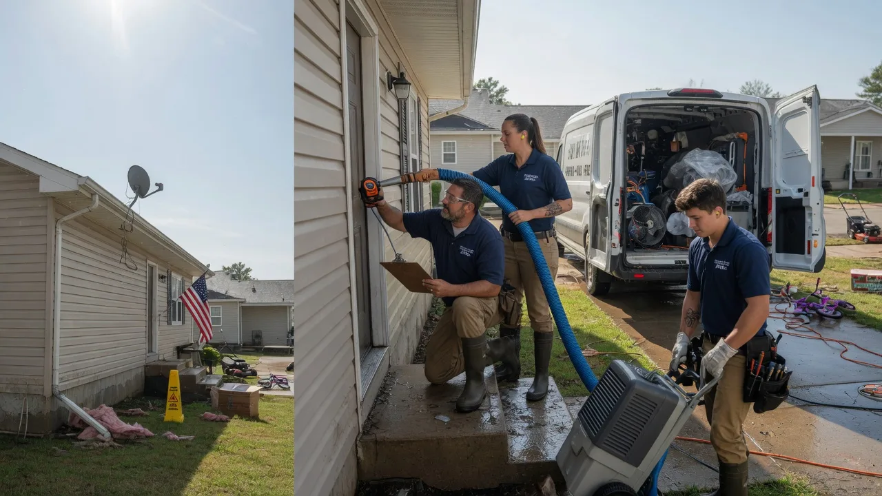 Ceiling Water Damage Restoration in Vinita, OK near me
